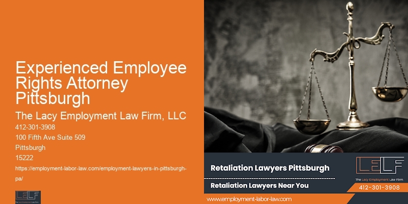 Experienced Employee Rights Attorney Pittsburgh