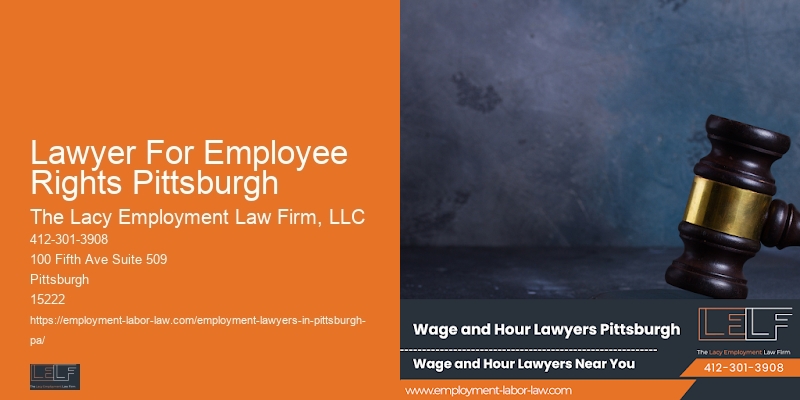 Local Employee Rights Lawyer Lawyer For Employee Rights Pittsburgh