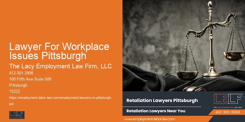 Lawyer For Workplace Issues Pittsburgh