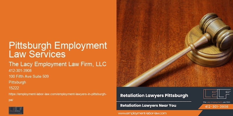 Pittsburgh Employment Law Services Employee Legal Resources