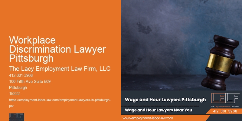 Workplace Discrimination Lawyer Pittsburgh Workplace Harassment Legal Aid