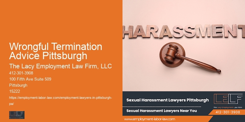 Workplace Discrimination Attorney Wrongful Termination Advice Pittsburgh Pa