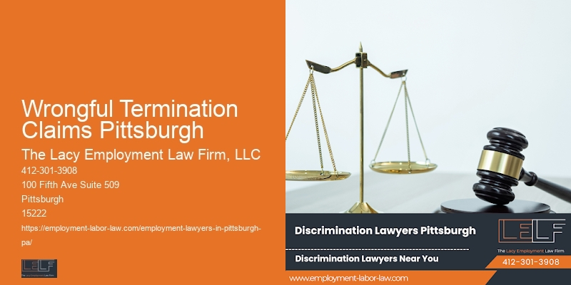 Employee Legal Rights Attorney Wrongful Termination Claims Pittsburgh