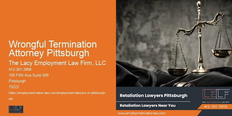 Wrongful Termination Attorney Pittsburgh