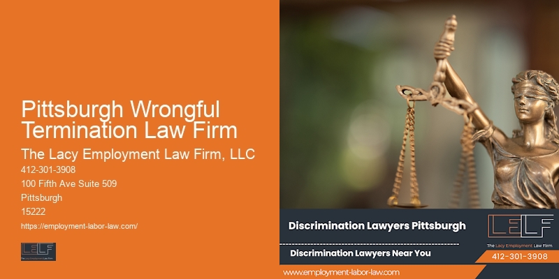Pittsburgh Wrongful Termination Law Firm