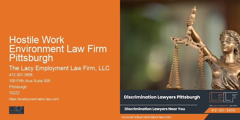 Hostile Work Environment Law Firm Pittsburgh