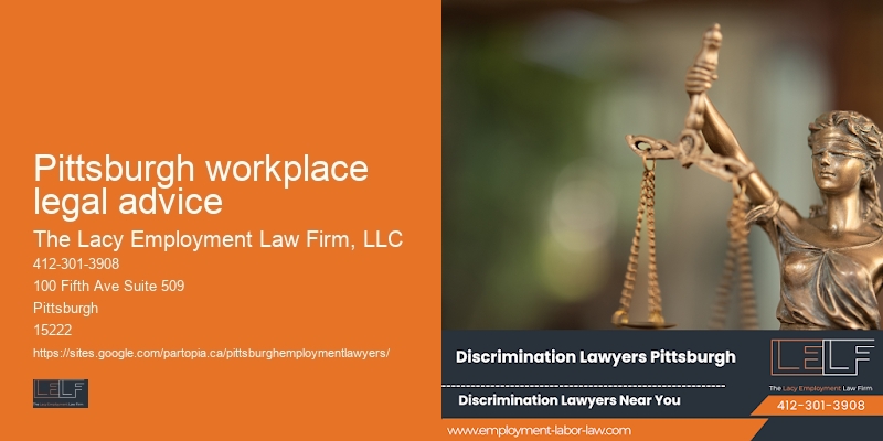 Pittsburgh workplace legal advice