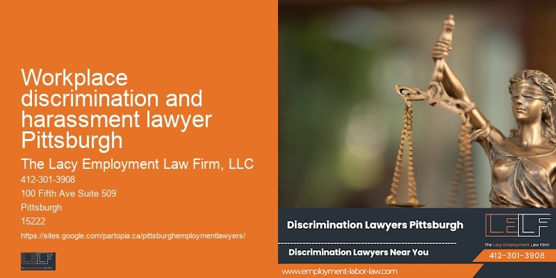 Workplace discrimination and harassment lawyer Pittsburgh