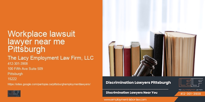 Workplace lawsuit lawyer near me Pittsburgh