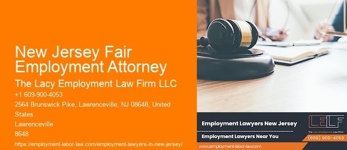 New Jersey Fair Employment Attorney