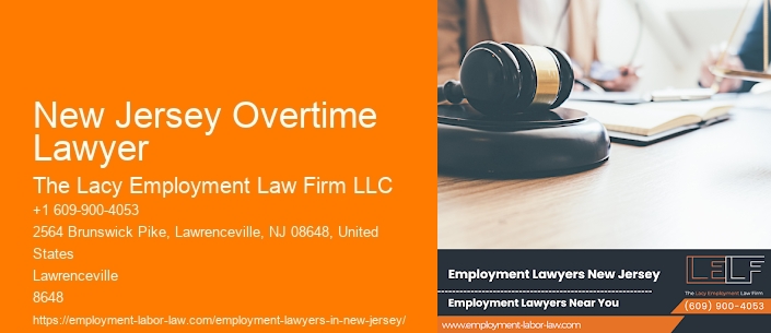 New Jersey Overtime Lawyer