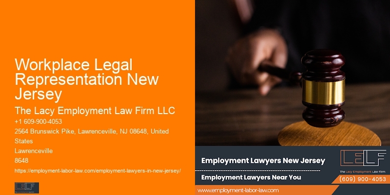 Workplace Legal Representation New Jersey