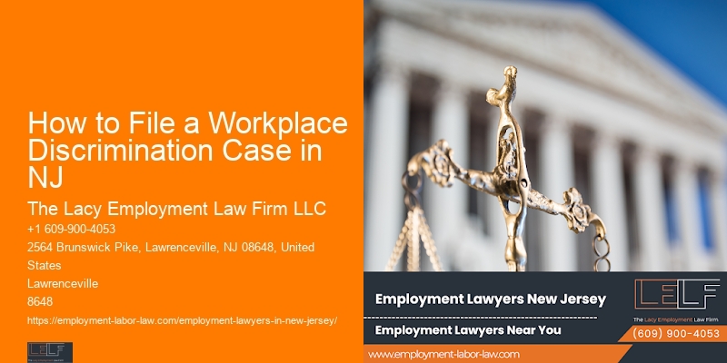 How to File a Workplace Discrimination Case in NJ