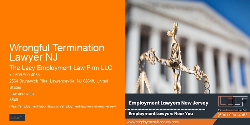 Wrongful Termination Lawyer NJ