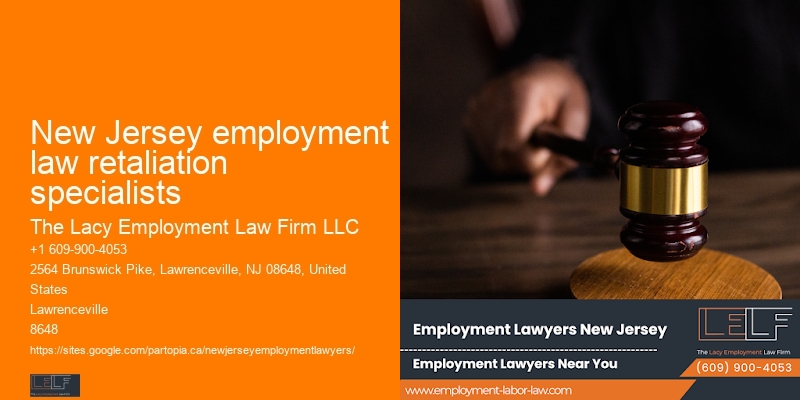 New Jersey employment law retaliation specialists