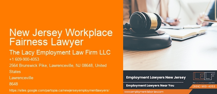New Jersey Workplace Fairness Lawyer