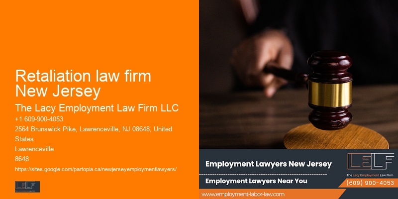 Retaliation law firm New Jersey