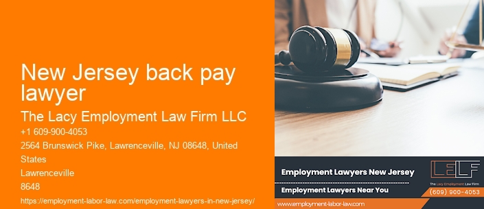 New Jersey back pay lawyer