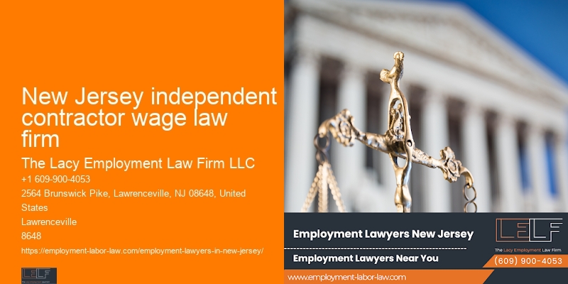 New Jersey independent contractor wage law firm