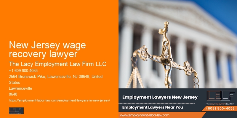 New Jersey wage recovery lawyer