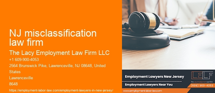 NJ misclassification law firm
