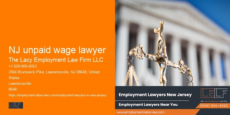 NJ unpaid wage lawyer