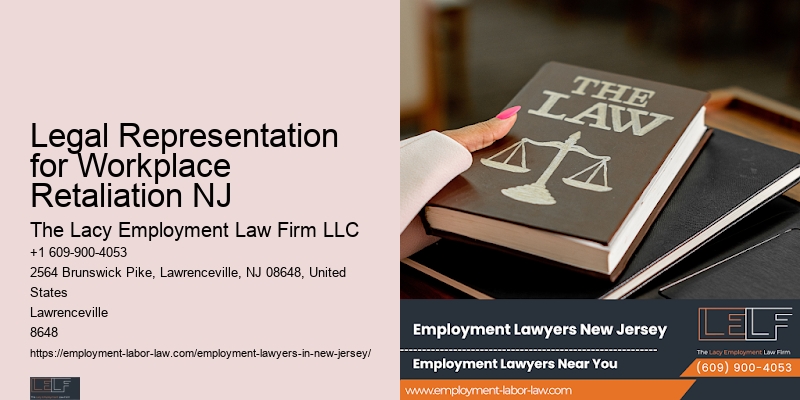 Legal Representation for Workplace Retaliation NJ