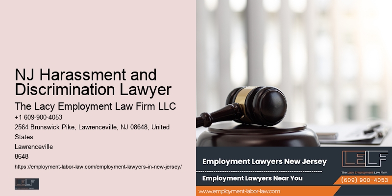 Workplace Harassment Claims Attorney NJ