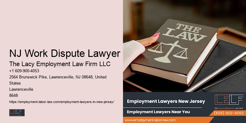 NJ Work Dispute Lawyer