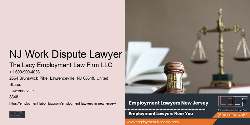 Wrongful Termination Legal Help NJ