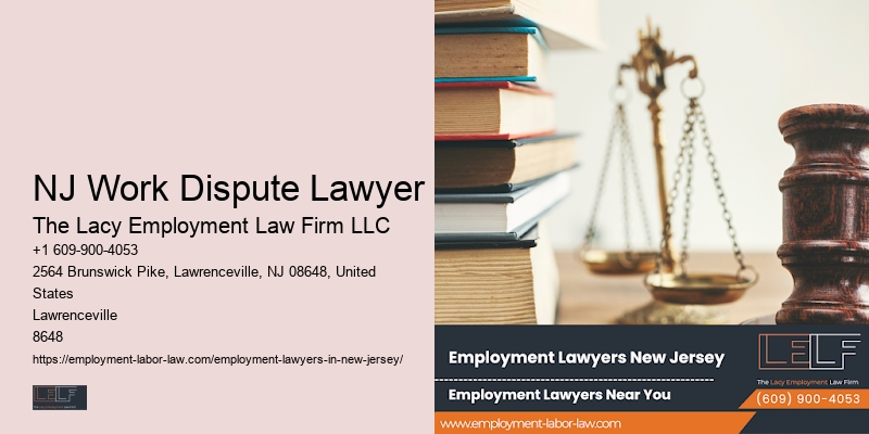 NJ Work Dispute Lawyer Employment Attorney