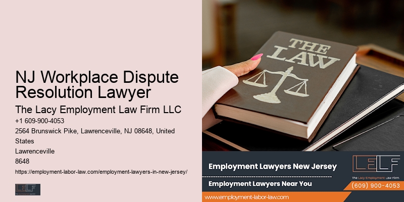 NJ Workplace Dispute Resolution Lawyer