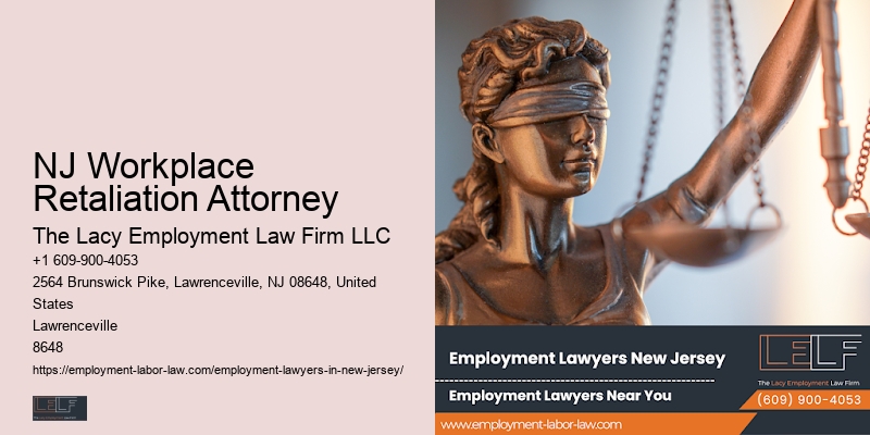 NJ Workplace Retaliation Attorney Employment Law Expert