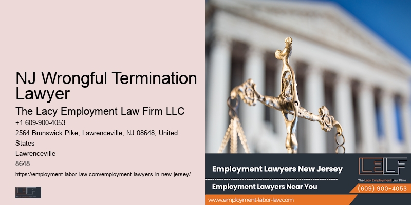 Wrongful Termination Lawyers New Jersery PA