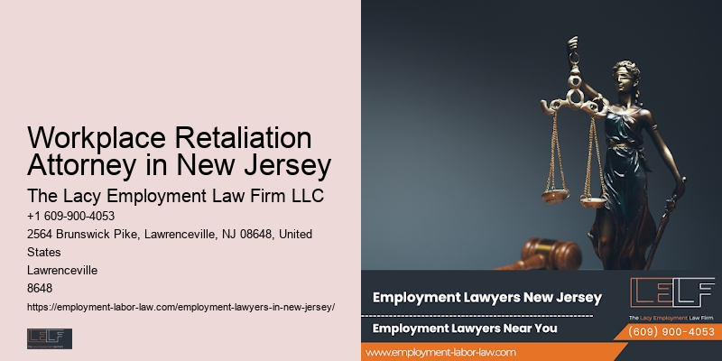 Workplace Retaliation Attorney in New Jersey Employment Legal Services