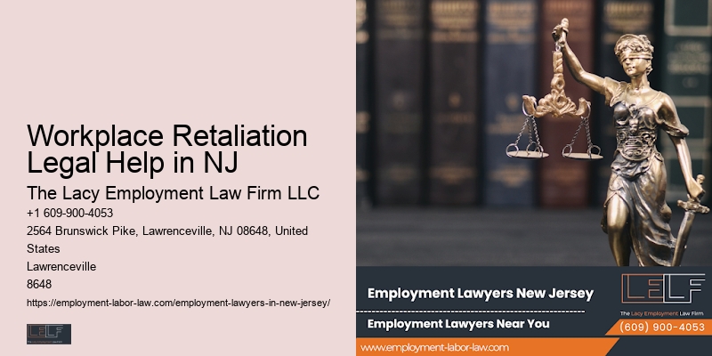 Workplace Retaliation Legal Help in NJ