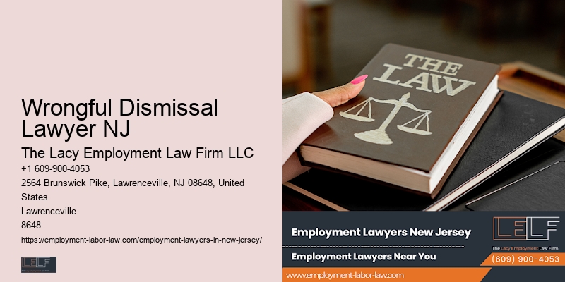 Wrongful Dismissal Lawyer NJ