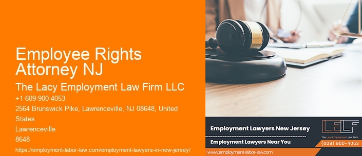 Employee Rights Attorney NJ