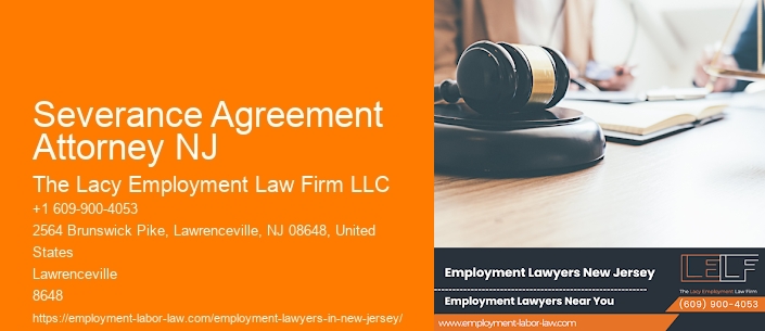 Severance Agreement Attorney NJ