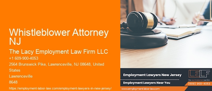 Whistleblower Attorney NJ
