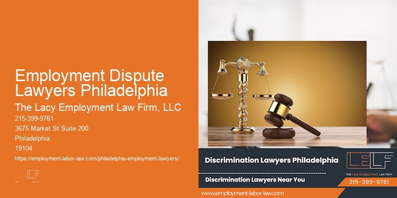 Employment Dispute Lawyers Philadelphia