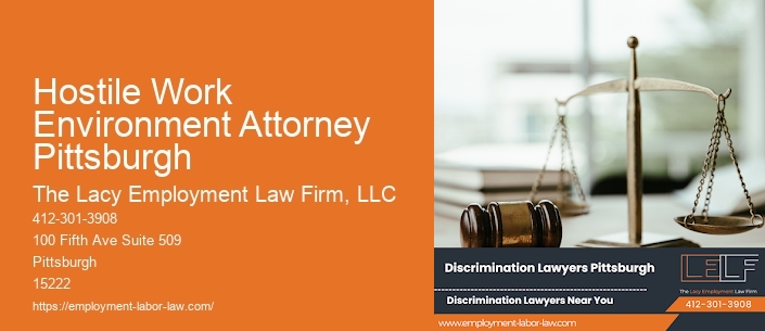 Hostile Work Environment Attorney Pittsburgh