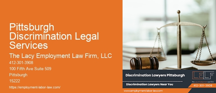 Pittsburgh Discrimination Legal Services