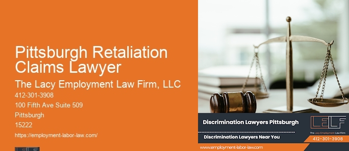 Pittsburgh Retaliation Claims Lawyer