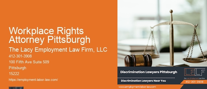 Workplace Rights Attorney Pittsburgh
