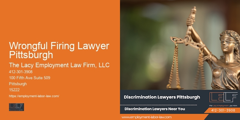 Wrongful Firing Lawyer Pittsburgh