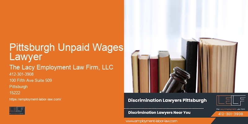 Pittsburgh Unpaid Wages Lawyer