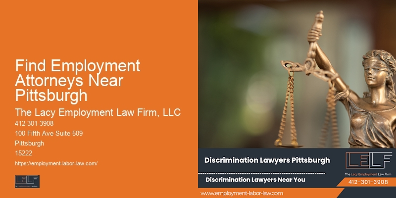 Find Employment Attorneys Near Pittsburgh