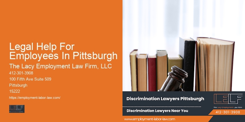 Legal Help For Employees In Pittsburgh
