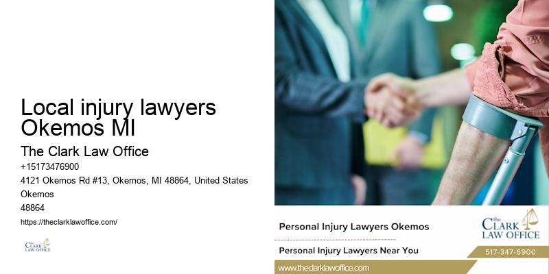 Local injury lawyers Okemos MI slip accident law firm